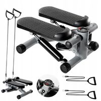 DrFit Stepper do Ćwiczeń z Linkami Licznikiem Fitness Wytrzymały