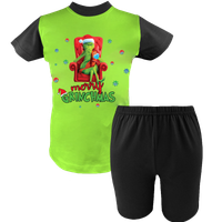 Krótka Piżama dziecięca - Grinch kradnie Święta