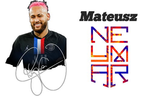 Bidon Neymar z autografem +imię na Arena.pl