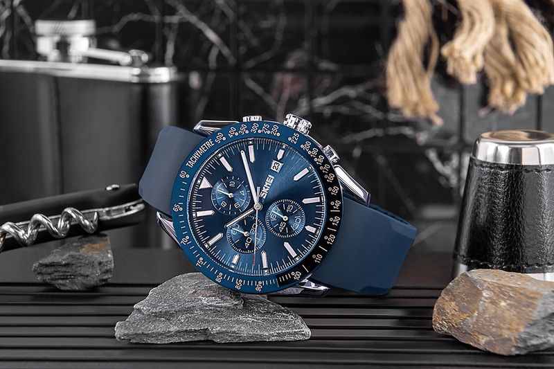 zegarek męski skmei 9253psibu+ box zdjęcie 5