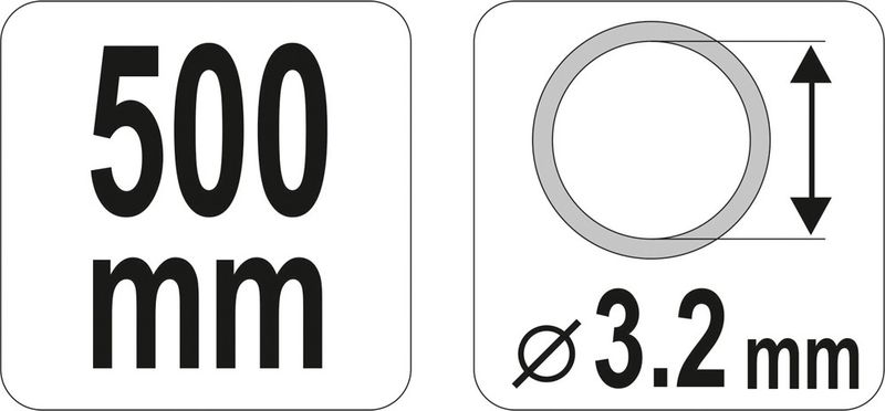 wężyk do smarownicy 500mm - yt-0710 zdjęcie 5