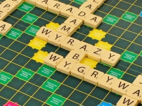 SŁOWNA GRA PLANSZOWA SZARADA SCRABLE JAWA EDUKACYJNA na Arena.pl