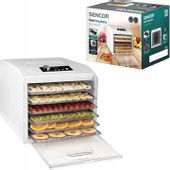 Suszarka Spożywcza do Żywności Sencor SFD 6500WH