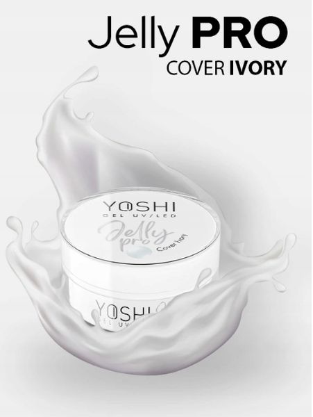 YOSHI Żel budujący Jelly PRO - Cover Ivory - 50ml zdjęcie 4
