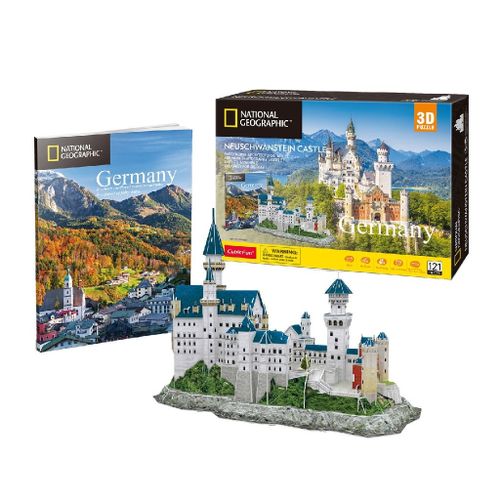 CUBIC FUN Puzzle 3D ZAMEK NEUSCHWANSTEIN CASTLE 121 elementów DS0990H na Arena.pl