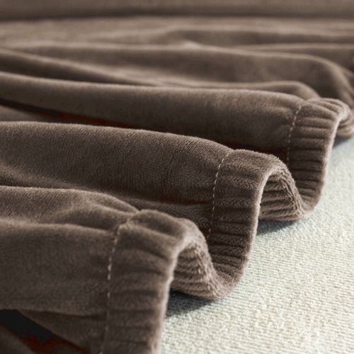 Pokrowiec Na Narożnik W Kształcie Litery ""L"" Kakaowy Brąz Welur na Arena.pl