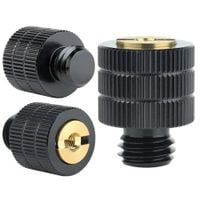 Adapter tuleja redukcja M4 na M10 statywowa aluminium czarna lampy 21 mm