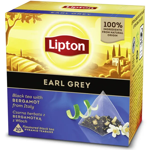 LIPTON HERBATA EXPRESOWA 20SZT EARL GREY 34G zdjęcie 1