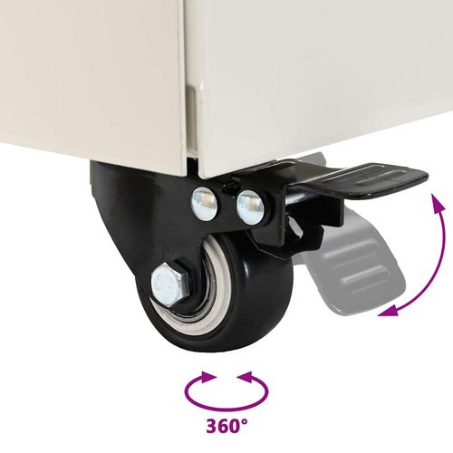 Podstawa Parasolowa z Donicą Biały 45 x 45 x 45 cm Stal na Arena.pl