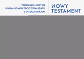 NOWY TESTAMENT z infografikami Skład dwułamowy tłoczenie srebrne