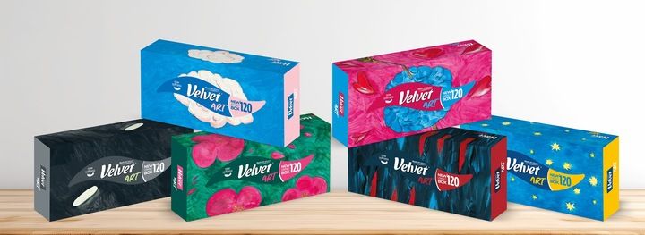 Velvet chusteczki Art 8 opakowań zdjęcie 5