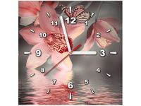 30X30CM ZEGAR MOTYLEK STORCZYKU OBRAZ DREWNO