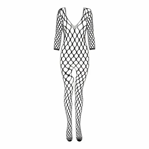 passion safiya czarny kombinezon z siateczki elastycznej open-crotch na Arena.pl