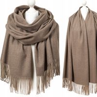 CIEPŁY SZALIK DUŻY GRUBY SZAL MODNY zimowy JAKOŚĆ PREMIUM