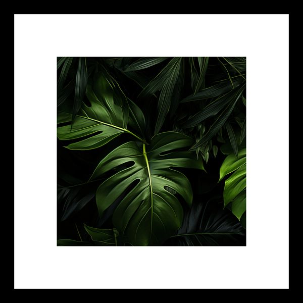 Plakat 20x20cm Zielony Szept zdjęcie 3