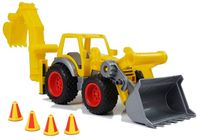 ND24_8709 Traktor Koparka Lyzka Gumowe Kola ConsT