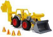 ND24_8709 Traktor Koparka Lyzka Gumowe Kola ConsT