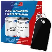 lakier zaprawka + bezbarwny zaprawkowy audi ly9b brilliant black