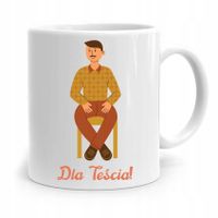 Kubek Prezent Urodzinowy Dla Teścia Taty! Z Nadrukiem Ze Zdjęciem