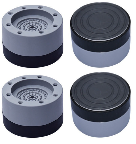 Podkładki antywibracyjne pod pralkę proste modułowe solidne komplet 4 sztuk na Arena.pl