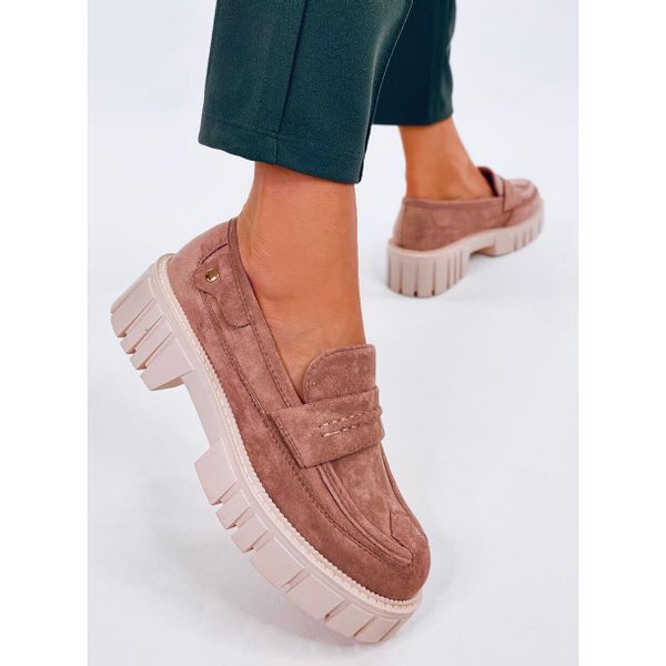 Mokasyny na platformie Khaki r.38 zdjęcie 4