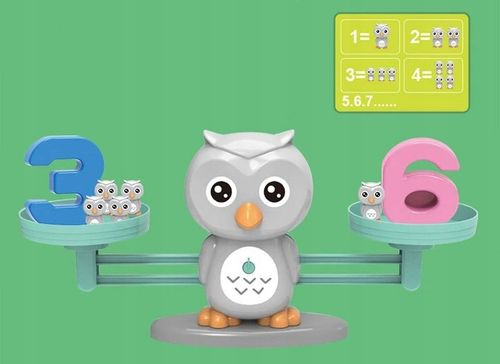 Gra Edukacyjna Waga Szalkowa Sowa Nauka Liczenia na Arena.pl