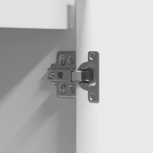 Szafka z półką Biały 90 x 32 x 75 cm Materiał drewnopochodny na Arena.pl