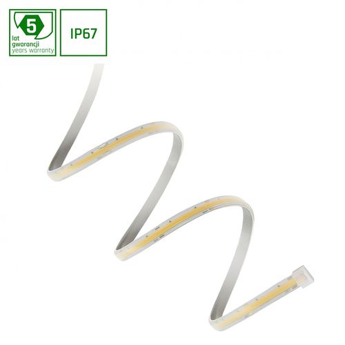 PASEK LED 55W/5m COB 24V CW 5 LAT 1M (ROLKA 5M) - w silikonie mattcoated IP67 na Arena.pl