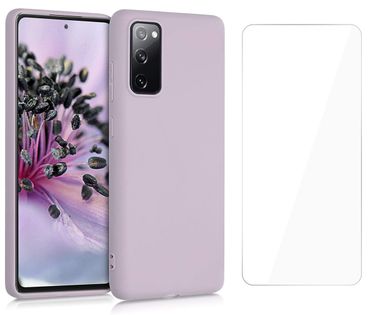 Etui Icon do Galaxy S20 FE Violet + Szkło Ochronne
