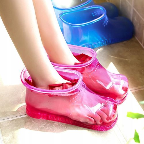 Buty do kąpieli stóp Ruchome przenośne moczenie stóp Czerwone na Arena.pl