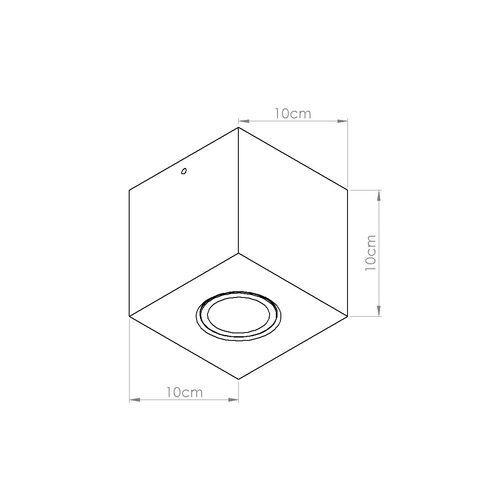 Plafon QUAD beton beżowy na Arena.pl