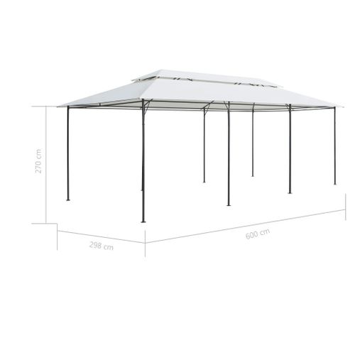 Altana, 600x298x270 cm, biała na Arena.pl