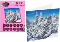 diamentowa mozaika 18x18 białe tygrysy 4523