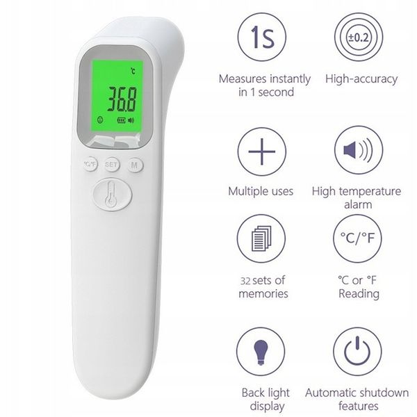 Termometr elektroniczny bezdotykowy AD802 zdjęcie 5