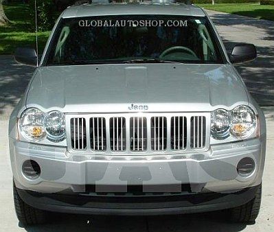 Jeep Grand Cherokee - Chromowane Listwy Grill Chrom Atrapy Zderzaka Tuning zdjęcie 1