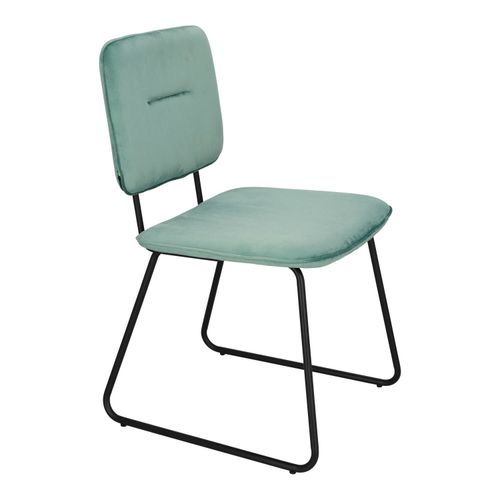 Krzesło Adele VIC szaro-zielone tapicerowane na Arena.pl