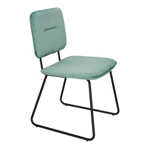 Krzesło Adele VIC szaro-zielone tapicerowane zdjęcie 3