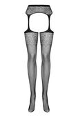 s207 garter stockings czarne s/m/l obsessive