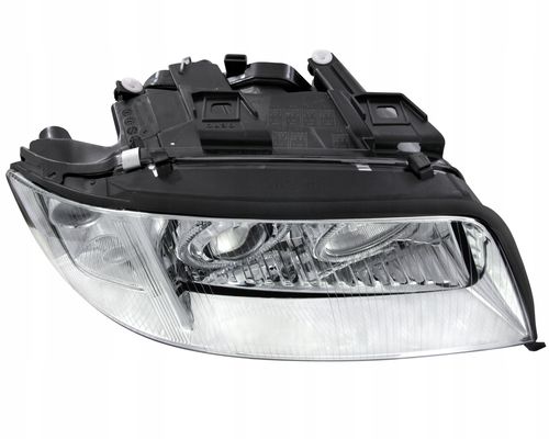 Lampy przednie reflektory Audi A6 C5 CHROM RING na Arena.pl