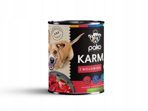 DOLINA NOTECI PREMIUM PAKO MIX SMAKÓW KARMA MOKRA PSA PSÓW 800g x 12 SZTUK na Arena.pl