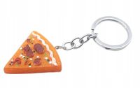 Brelok Pizza Włoska Trójkąt kawałek Pizza Hut Fast Food Placek Cheese Picca
