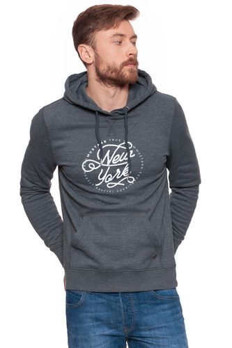 MUSTANG Basic Hoodie ANTHRA MELANGE 1006374 4151 M na Arena.pl