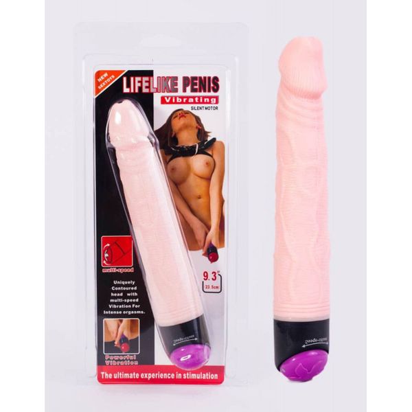 Lifelike Penis Wibrator 23,5 cm zdjęcie 1