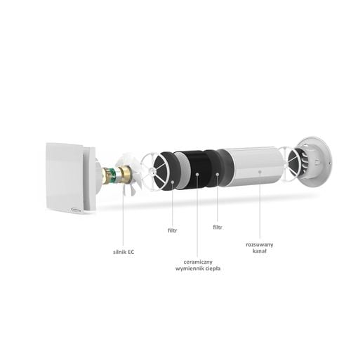 rekuperator ścienny arheat 100mm - rx 01-320 na Arena.pl