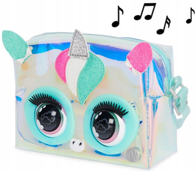 PURSE PETS Y2K CORN JEDNOROŻEC TOREBKA INTERAKTYWNA Z OCZAMI I DŹWIĘKIEM zdjęcie 8