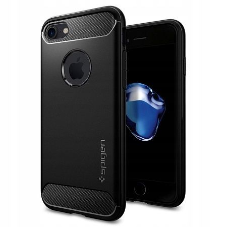 SPIGEN RUGGED ARMOR ETUI CASE DO IPHONE 7 + SZKŁO na Arena.pl