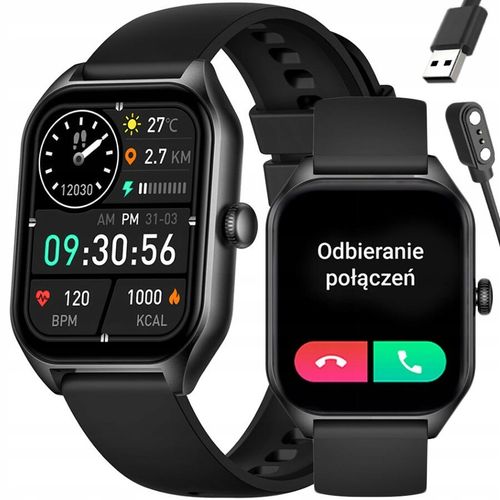 Smartwatch niktrade 206477684 czarny na Arena.pl