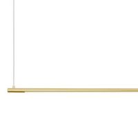 Wisząca LAMPA listwa BUGA LE41356 Luces Exclusivas minimalistyczna OPRAWA zwis LED 20W 3000K tuba złota