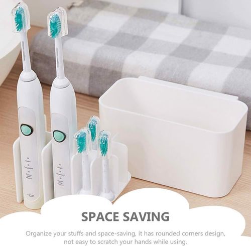 Organizer Uchwyt na szczoteczki do zębów biały na Arena.pl