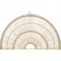 DEKORACJA ŚCIENNA BOHO z trawy morskiej 60 x 35 cm